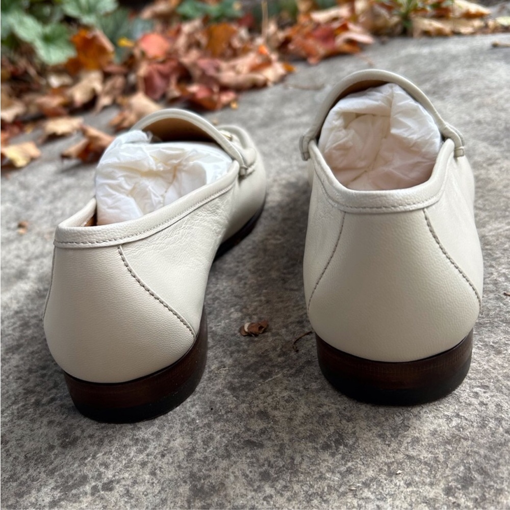 GUCCI LOAFERS NWT WHITE SIZE-8 
BOX INCLUDED - Picture 5 of 9